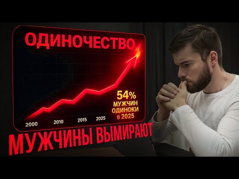 Тотальное МУЖСКОЕ ОДИНОЧЕСТВО. Масштаб ТРАГЕДИИ шокирует!