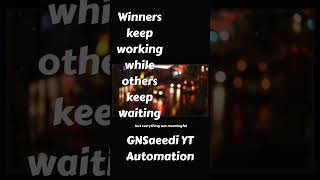 WATCH THIS EVERYDAY AND CHANGE YOUR LIFE - GNSaeedi Youtube Automation Motivational Speech