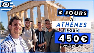 3 JOURS À ATHÈNES POUR 450€ (tout compris) - Vlog Grèce 1 - VOYAGE SEMI-BUDGET