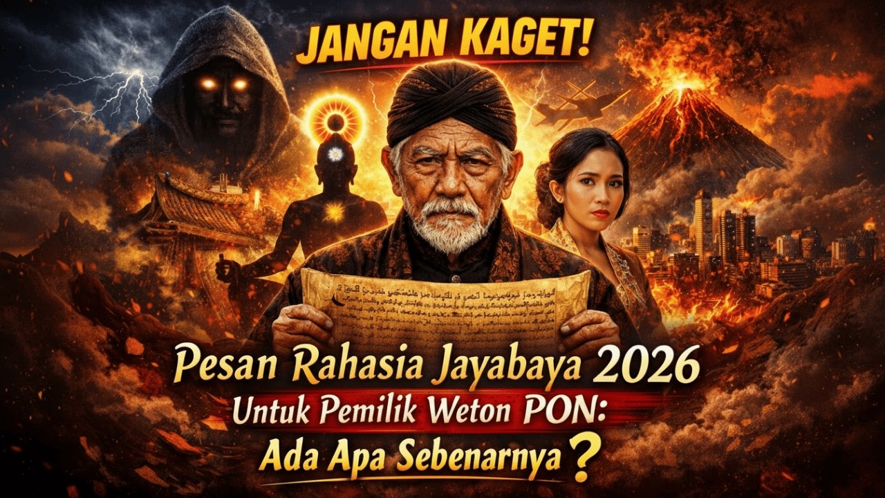 JANGAN KAGET❗ Pesan Rahasia Jayabaya 2026 Untuk Pemilik Weton PON: Ada Apa Sebenarnya❓