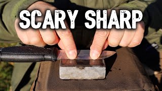 How to Sharpen a Scandi Grind Knife by Bjorn Outdoors 18,759 views 7 months ago 7 minutes, 41 seconds