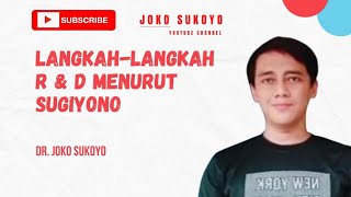 Langkah-Langkah Research and Development (R& D) Menurut Sugiyono