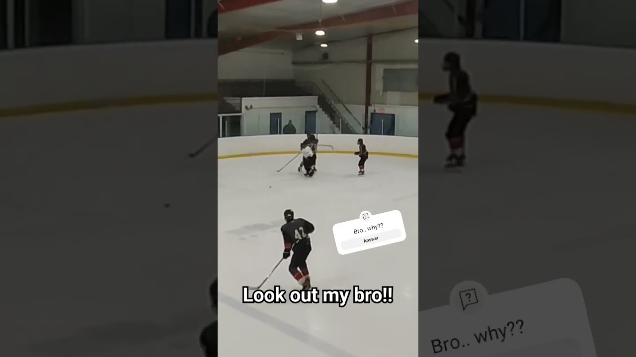 Look Out My Bro Nhl Hockey Sports Youtube Shortsvideo Shorts Hits Usa Canada Crash