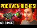 Filament Into BIG ISK 🔻 Solo Ninja Pochven Mining 🔺 EVE Online