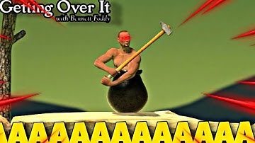 i hate this game😭  || getting over it || first day in getting over it