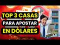 3 mejores Casas de Apuestas en Dólares en el mundo (Reguladas y Con Licencia)