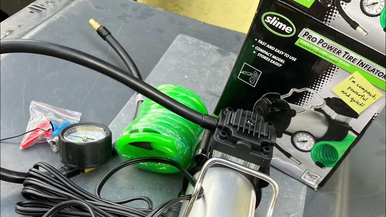 SLIME power pro Air Pump (Review) YouTube