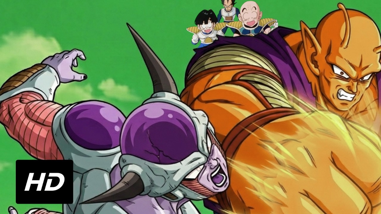 Оранжевый Пикколо побеждает Фризера до того, как тот трансформируется. Dragon Ball Z.