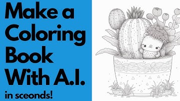 How To Make Coloring Books For KDP Using AI- A Midjourney Tutorial