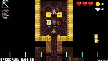 Necrodancer:  Triple-bomb Shopkeeper Kill