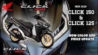 New 21 Honda Click 150i 125i New Color And Price Update Youtube