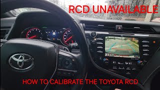 RCD Unavailable on Your Toyota, How to Calibrate The RCD