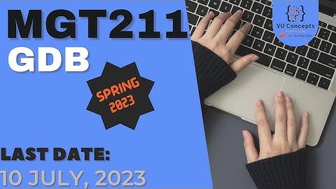 MGT211 GDB Solution 2023 Complete Solution by VU Concepts