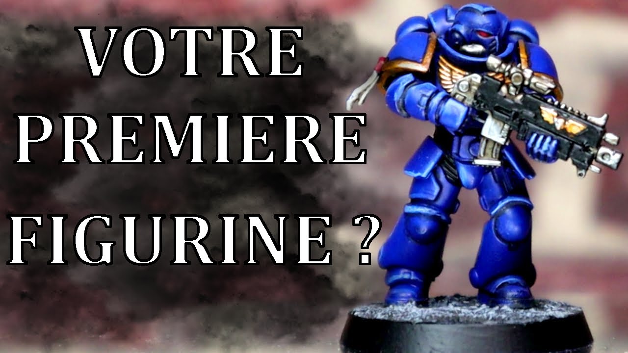 COMMENT PEINDRE SA PREMIÈRE FIGURINE ? Une Initiation A La Peinture De  Figurine Pour Warhammer 40000 