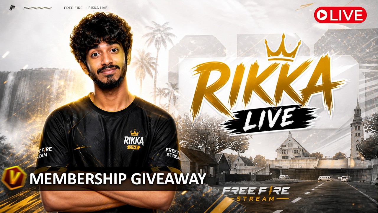 🔴Special Membership Giveaway 🎁 31 \u002D 80 K |   Freefire Live  #freefire