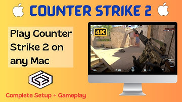 CS2 Gameplay 4k on Mac Crossover | CS2 Mac Crossover | Windows Games on Mac | PC Games on Mac.