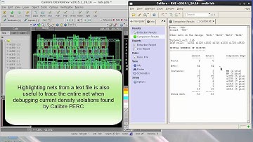 How to highlight nets from a custom text file using Calibre RVE