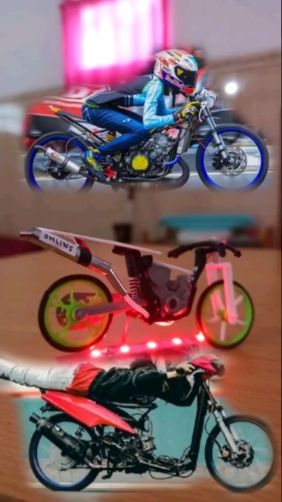 Tutorial cara membuat drag racing mainan #diy #tutorial #modipikasi #tipextrondol #shorts