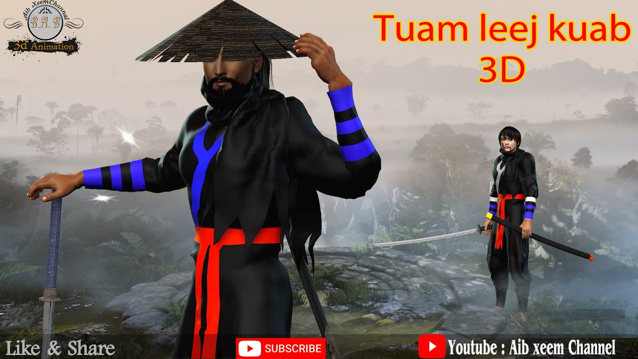 tuam leej kuab 3d Animation part 20 the hmong  warrior