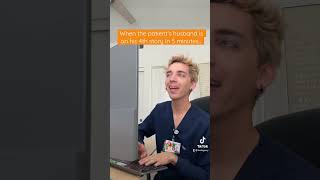 POV: your patients husband won’t stop talking 😂 #healthcare #scrublife #comedy #jamieleecurtis