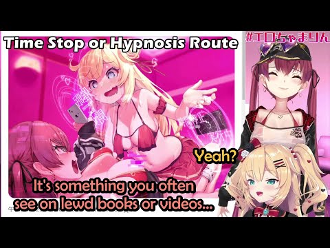 Haachama Learn New Things With Marine Senchou【Hololive Eng Sub】