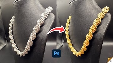 How to turn silver to gold in Photoshop