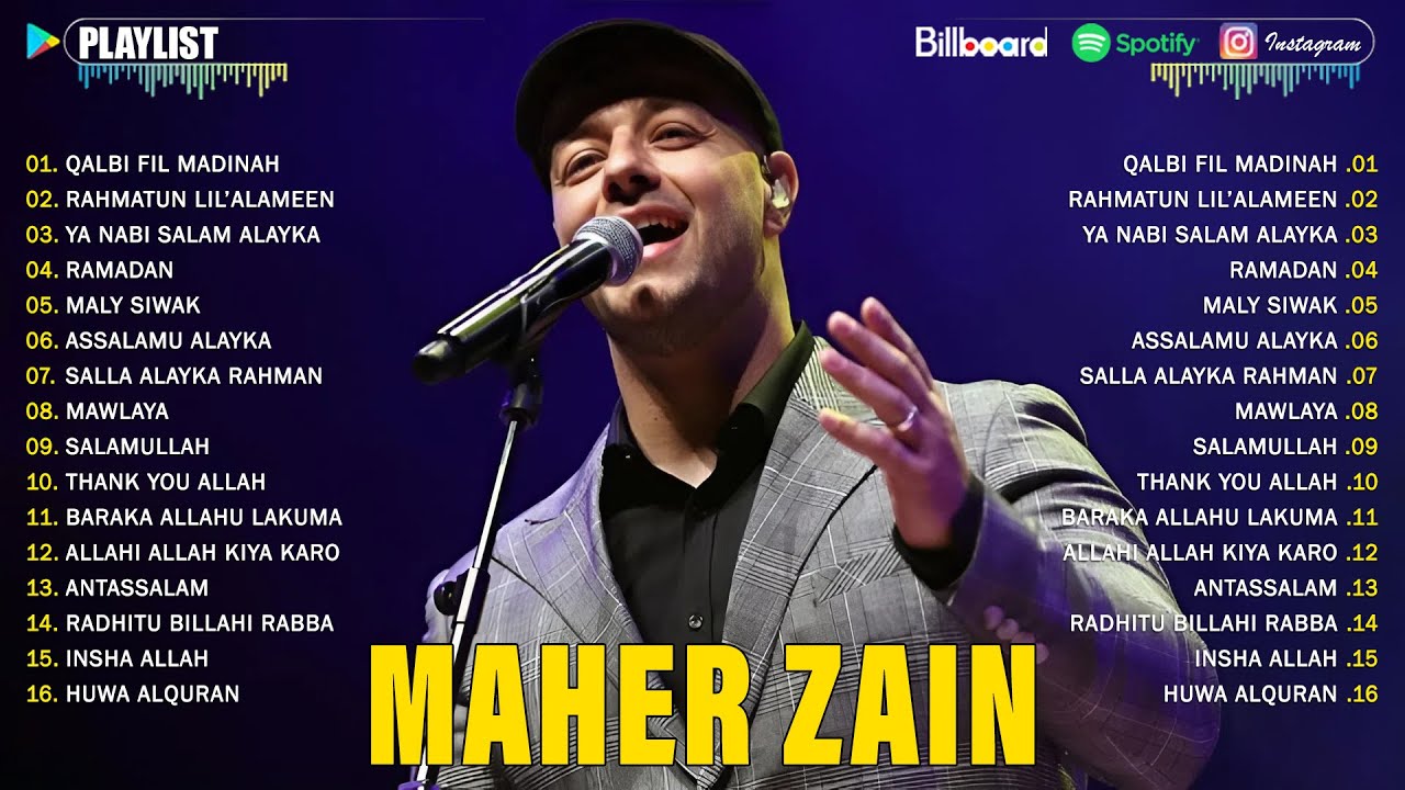 Kumpulan Lagu Sholawat 🌜 Maher Zain Full Album 2025 🌼 أغاني ماهر زين التي يجب عليك الاستماع إليها