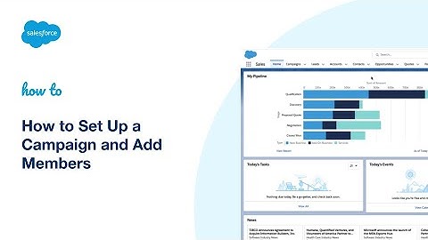 How to Set Up a Campaign and Add Members | Einstein Analytics