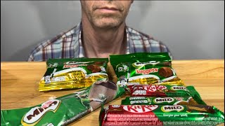 Asmr Unboxing & Mukbang Nestlé Milo Chocolate Treats Crunchy, Creamy & Irresistible