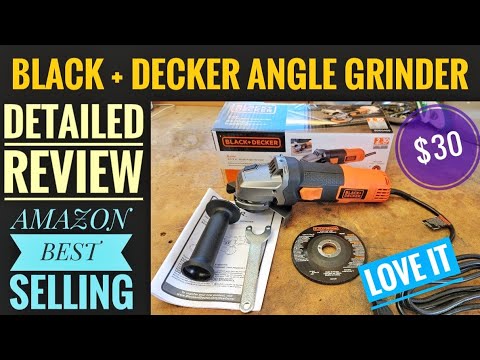 DETAILED REVIEW Black + Decker Angle Grinder Tool 4 1/2 inch HOW