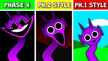 Sprunki Phase 4 But VS Phase 2 Style VS Phase 1 Style | PHASES SWAP