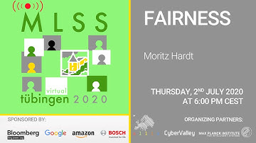 Fairness, part 2 - Moritz Hardt - MLSS 2020, Tübingen