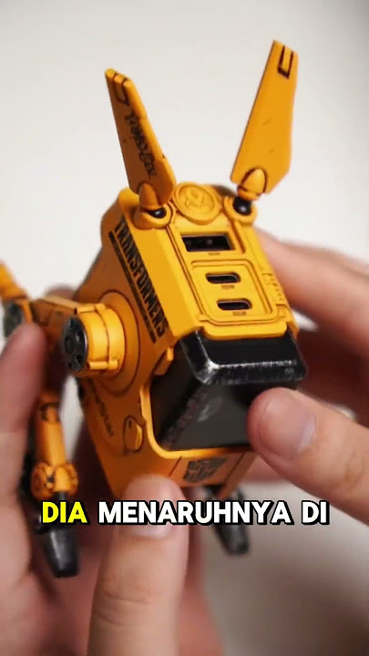 mainan robot transformer yang sungguh menggemaskan?! 😱