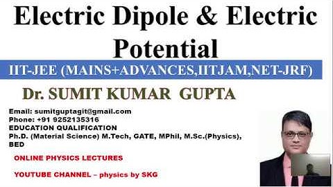 Electric potential/IIT-JEE/NEET/IIT-JAM/NET-JRF/Class 12 | CHAPTER 2 | Physics