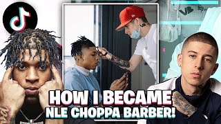 HOW I BECAME NLE CHOPPAS BARBER 💈 TIKTOK VICBLENDS 🔥  #shorts