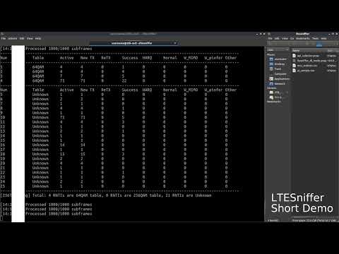 LTESniffer: A New LTE Decoding Tool From Korea (4G Downlink Decoding)