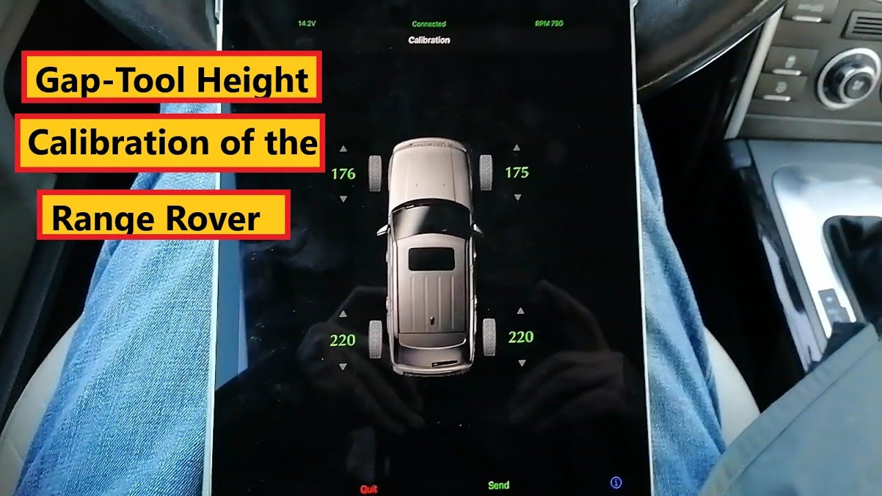 Gap Tool Height calibration of the L322 Range Rover 3.6 TD V8. YouTube