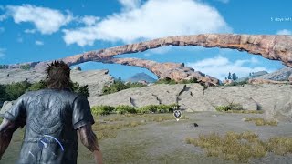 HOW BIG IS THE MAP in Final Fantasy XV? Walk Across the Map