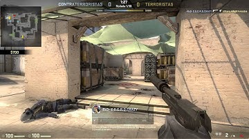 CSGO: PISTOL ACE! MIRAGE ZOCROO CARRYING THE NOOBS