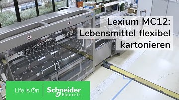 Lexium MC12 - Flexibler Kartonierer für die Lebensmittelindustrie | Schneider Electric