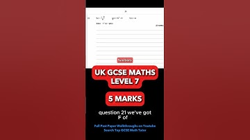 GCSE Tricky Maths Challenge Made Easy: Solve Inverse and Composite Functions QUICKLY! 🚀