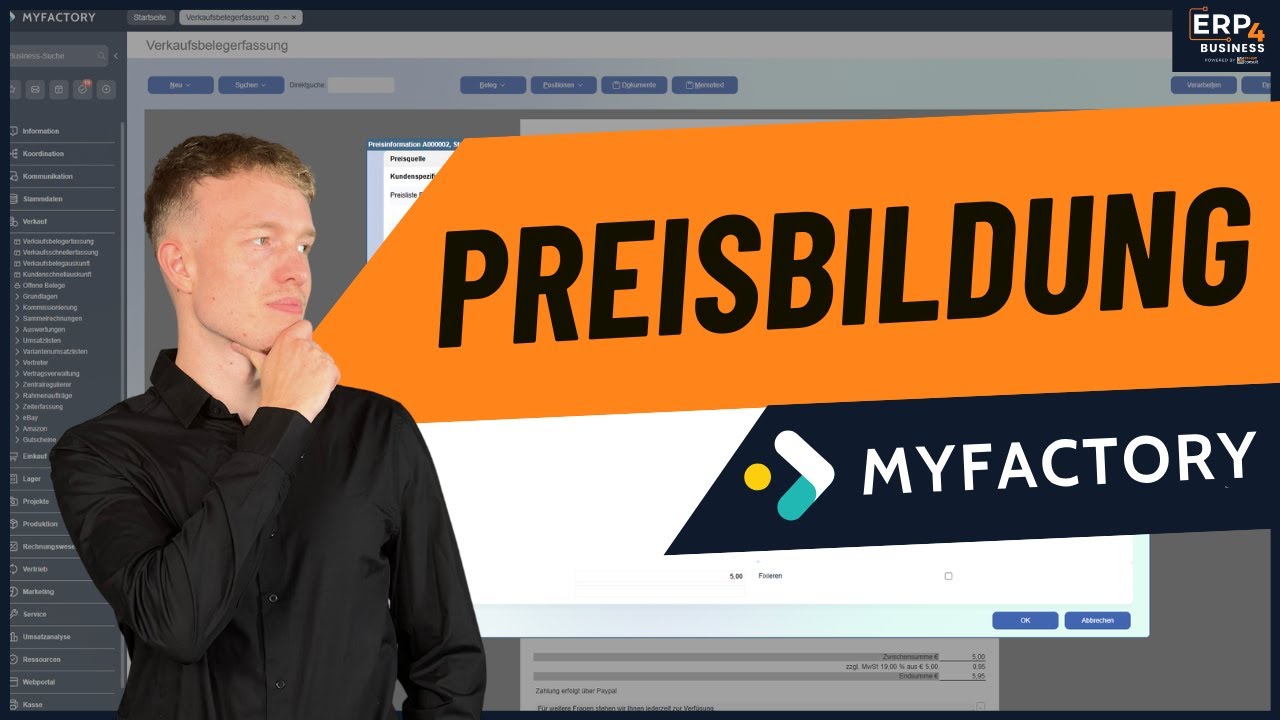 Myfactory Verkauf: Wie bilde ich Preise & Preishierarchien?