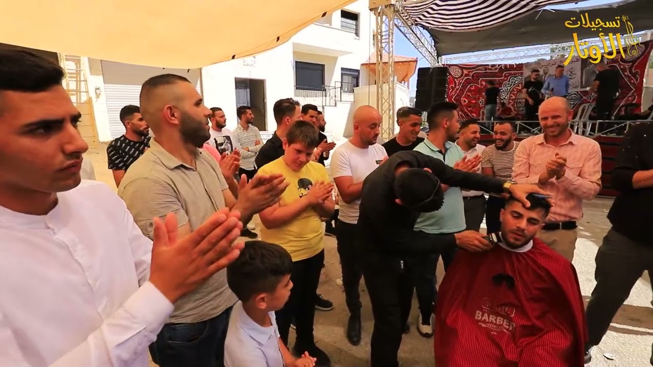 حلاقة العريس علي ترابي مع الفنان احمد الكيلاني - صرة 2022