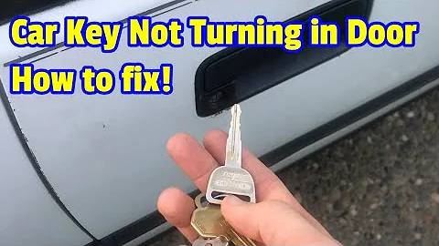 Car Key Not Turning in Door Lock - How to Fix!