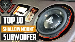 Top 10 Best Shallow Mount Subwoofers in 2024 | The Ultimate Countdown, Reviews & Best Picks!