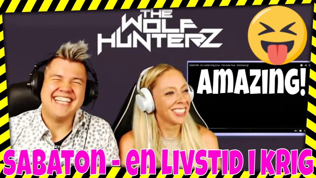 SABATON - En Livstid I Krig (Live - The Great Tour) THE WOLF HUNTERZ Jon and Dolly Reaction