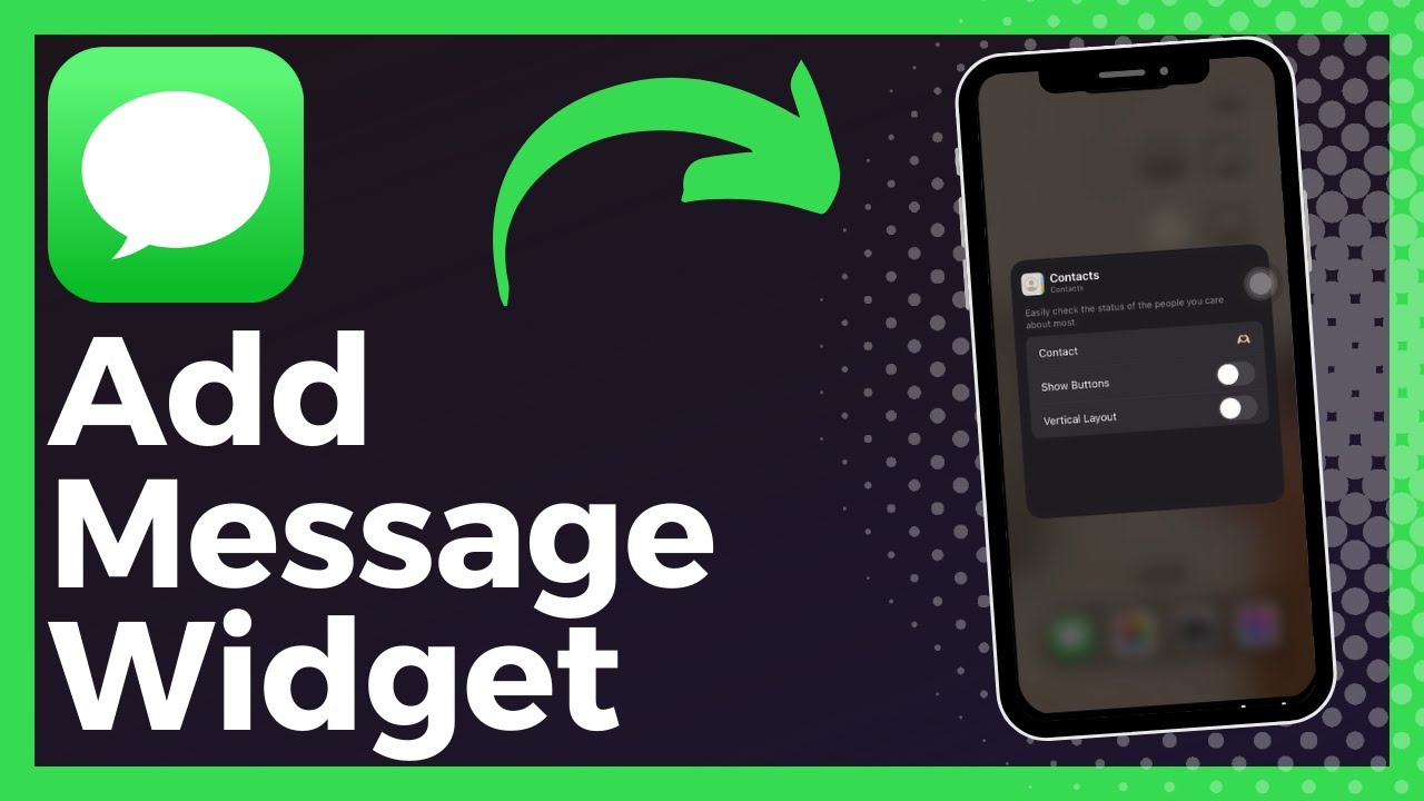 How To Add Message Widget To IPhone Update YouTube
