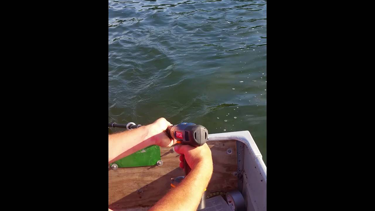 cordless drill trolling motor YouTube