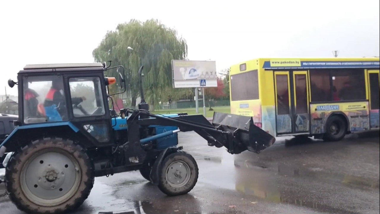 БЕЛАРУСЬ ЛИДА ТРАНСПОРТНЫЙ КОЛЛАПС/ЖД переезд ГАИ ПОБЕДА!!\"Новый МЭР ...