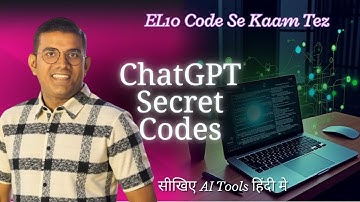ChatGPT Secret Codes EL:10 | Boost Productivity in Minutes | Raj Singh Microsoft Certified Trainer